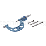 Микрометр цифровой IP65 со сменными пятками 0-100мм/4", 4706-0001 Dasqua