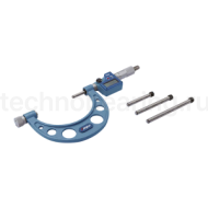 Микрометр цифровой IP65 со сменными пятками 0-100мм/4", 4706-0001 Dasqua