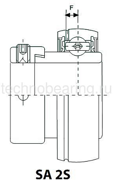 Подшипник SA8SENZAFORO+IR ISB