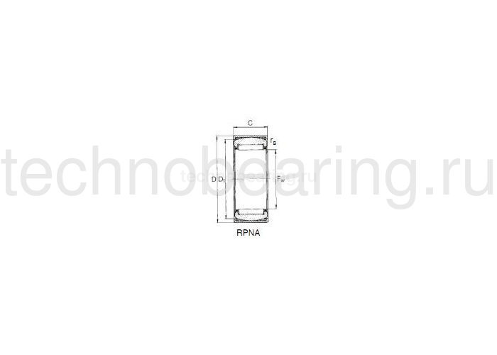 Подшипник RPNA3047 NBS