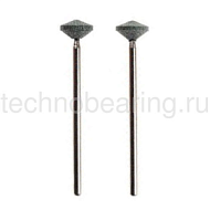 Кремний-карбид.боры для гравир.по стеклу, керам.(линза, 2 шт.,ø 8мм) 28272 Proxxon