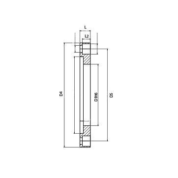 Фланец для обгонных муфт 60F5L ISKRA