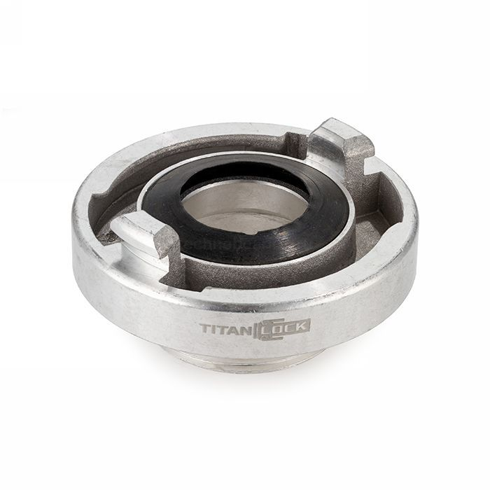 Cоединение типа Storz с наруж. резьбой, 1 1/4", KA=66, алюминий, TLSTORZ66M1.1/4 TITAN LOCK