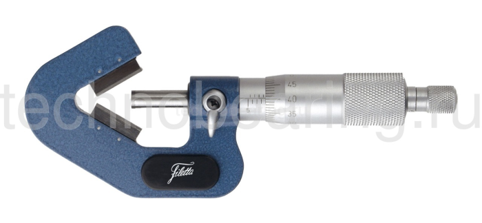 Микрометр гладкий призматический для деталей с 3 канавками 5 - 20/0,01 мм Filetta