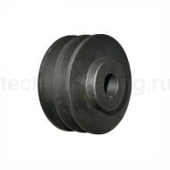Шкив клиновой SPB100-02 d=28мм (шп.паз) ISKRA