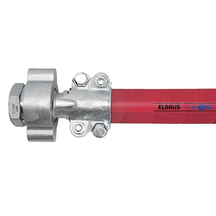 Рукав для пара «ELBRUS», внутр. диам. 25мм, 18bar, + 210 град, 1in, TL025EL TITAN LOCK