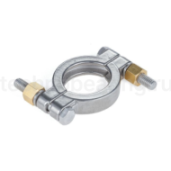 Хомут CLAMP двухболтовый усиленный DN50 нерж.304, DIN TL50CLCR TITAN LOCK