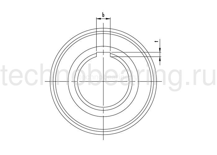 Обгонная муфта UK30-2RS (CSK30-2RS) CTS
