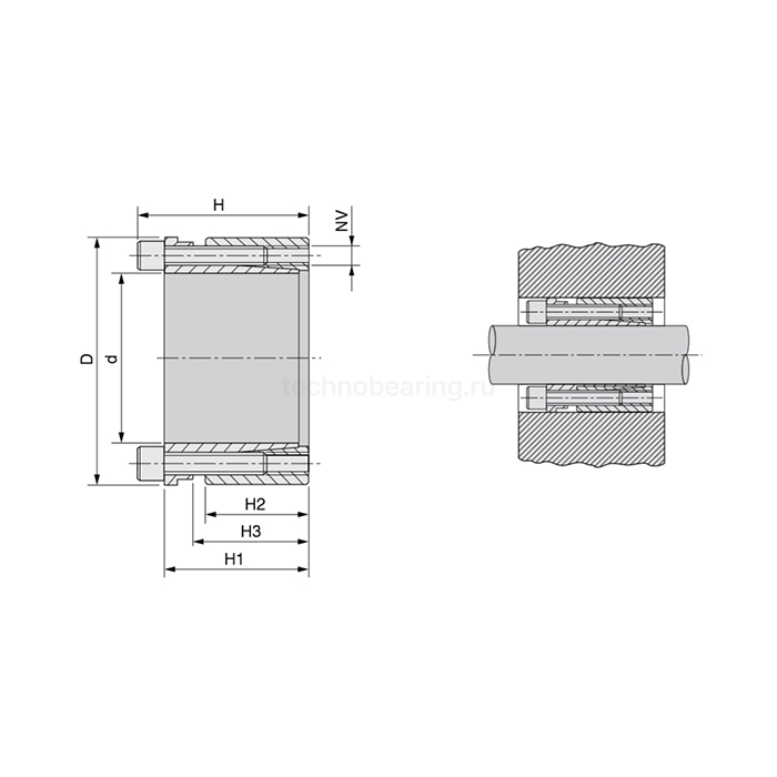 Зажимная втулка KLDA024 ISKRA