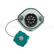 Розетка термисторная, 10-ти контактная, 4 J-слота, с пневмопереключением, алюминий, TLPS-10 TITAN LOCK