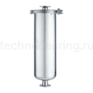 Пищевой фильтр нержавеющий прямой, под Clamp, DN40 TLFS40CL-S TITAN LOCK