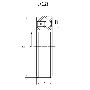Обгонная муфта UKC20-ZZ (CSK20P) ISKRA