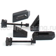 Стальные фрезерованные ступенчатые зажимы, пара 24257 Proxxon