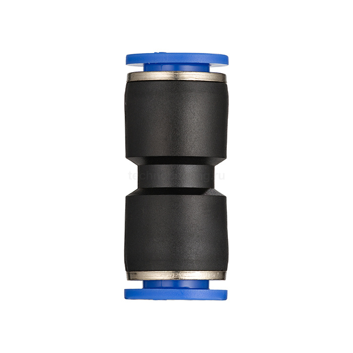 Фитинг цанговый прямой, 8 мм, пластик, тип PUC, TLP-PUC8 TITAN LOCK — детальное фото 1