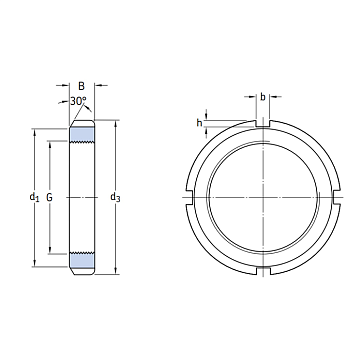 Гайка KM 14 SKF