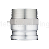 Камлок алюминиевый тип F ниппель, наруж. резьба BSP 5", TL500FAL TITAN LOCK