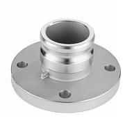 Камлок нержавеющий тип FA, ниппель с фланцем 3", AISI316, TL300FASS TITAN LOCK