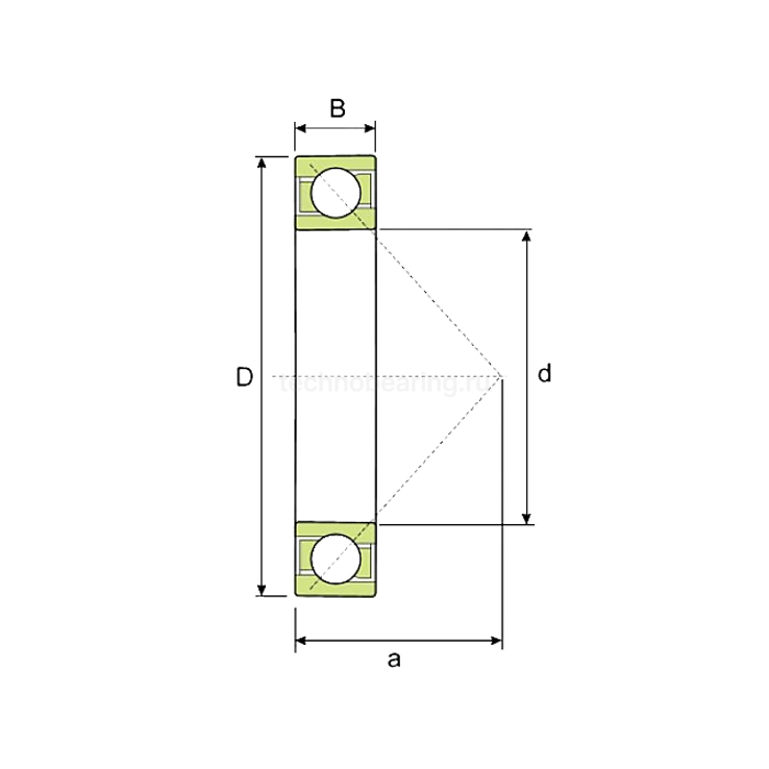 Подшипник 7206-B ISB