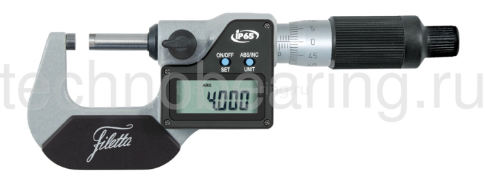 Микрометр цифровой IP65 0-25/0,002 мм Filetta