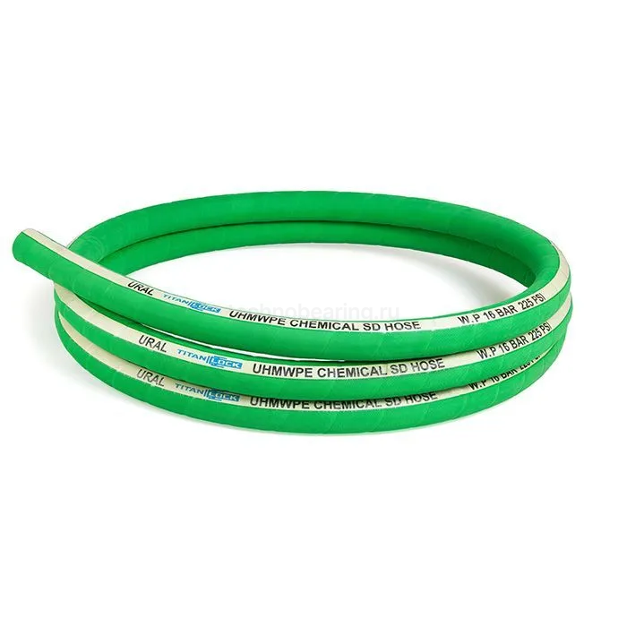 Химостойкий рукав «URAL», внутр. диам. 38мм, 16bar, UHMWPE, н/в, 1,5in, TL038UR TITAN LOCK