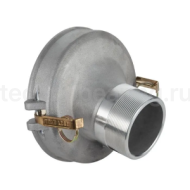 Переходник гравитационный для API адаптера, 4in, с наружной резьбой (BSP) 4in алюминий TL400GAM400AL TITAN LOCK