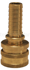 1/2in БРС серия E, розетка, хвостовик под шланг (латунь) 4ES4-B DIXON