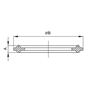 Уплотнение CLAMP DN15 EPDM (черный), DIN TL15EP-C TITAN LOCK