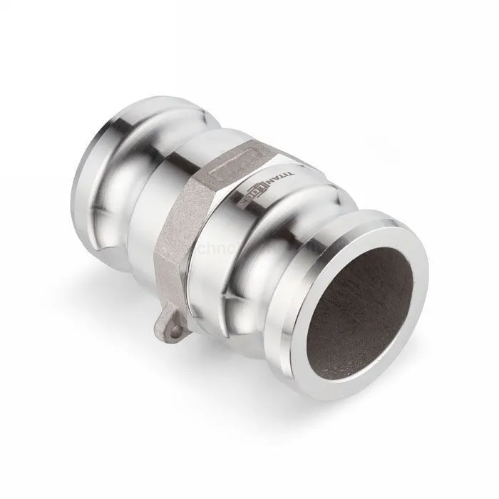 Камлок алюминиевый тип AA (переходник ниппель 2" х ниппель 2"), TL200AAAL TITAN LOCK