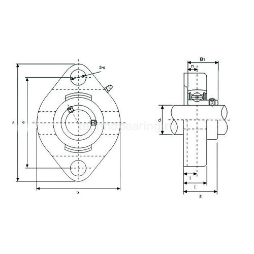 Подшипниковый узел SBFD204 FKD