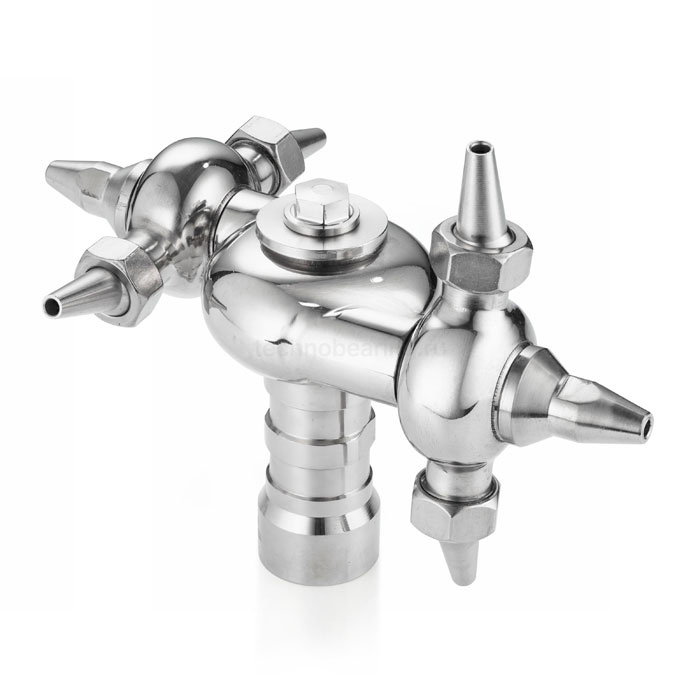 Моющая головка струйная ротационная (S-образная), DN25, резьба 1-1/2, нерж.304, TL25WHRS-G1.1/2 TITAN LOCK