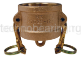 1,5in Соединение типа DC, заглушка для ниппеля (латунь) 150DCBR DIXON