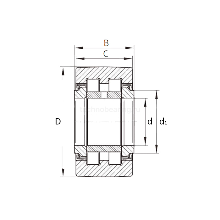 Опорный ролик PWTR20522RS NBS