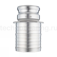 Камлок алюминиевый тип E, 3", ниппель с хвостовиком под рукав 4", TL3040EAL TITAN LOCK