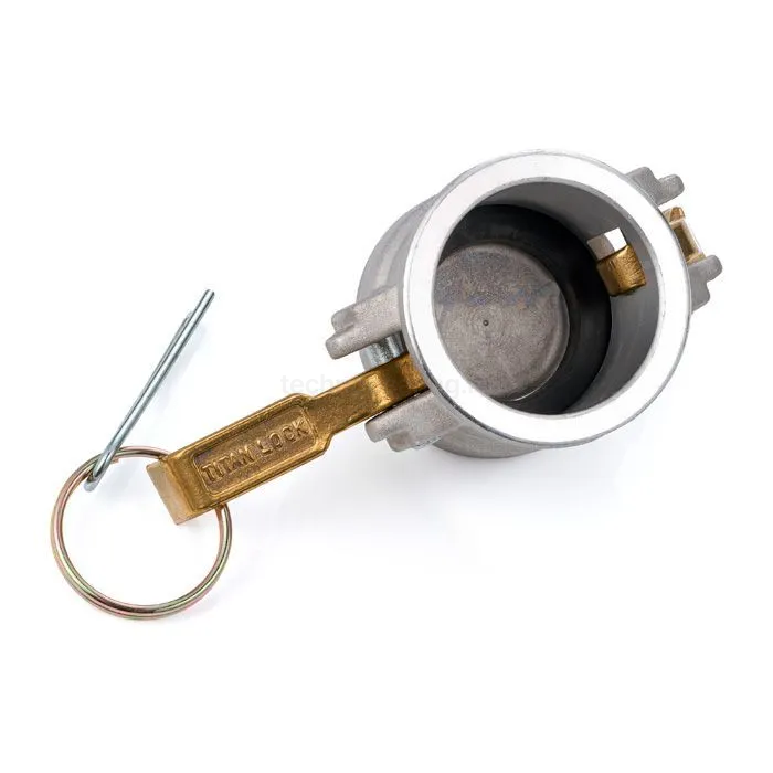 Камлок алюминиевый тип DC, заглушка для ниппеля 3/4", TL75DCAL TITAN LOCK