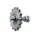 Звездочка натяжителя для однорядной цепи ZK 40-3S, 5/8"x3/8", Z=15, M12 RE011698 ISKRA