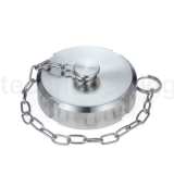 Молочная гайка глухая с цепочкой DIN 11851 DN125 нерж. 304 TL125NBCHS TITAN LOCK