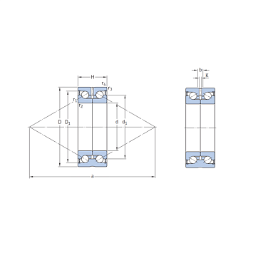 Подшипник BEAS 015045-2RS SKF