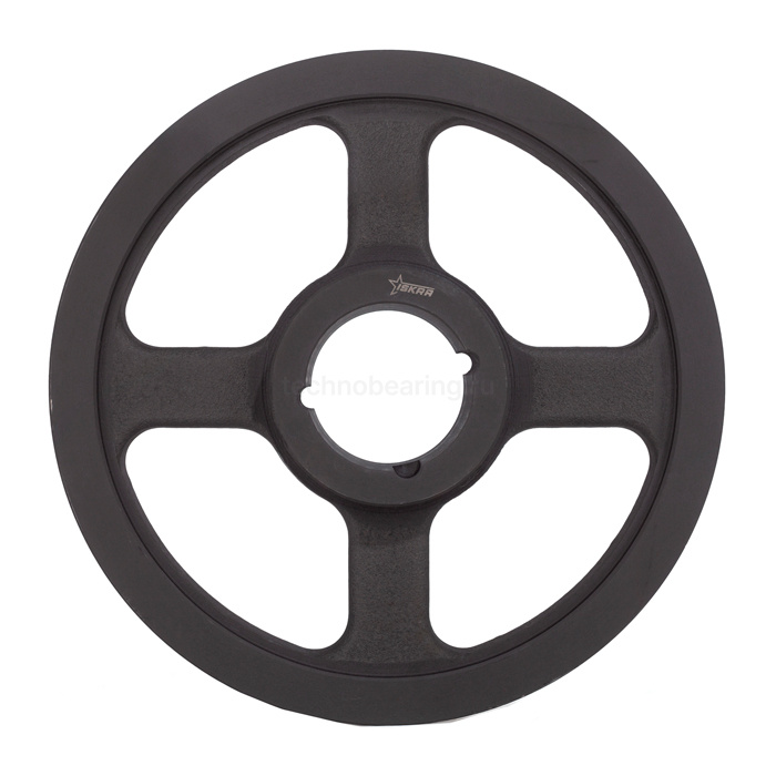Шкив клиновой под втулку тапербуш SPA355-01 TB (PHP 1SPA355TB) ISKRA — детальное фото 3