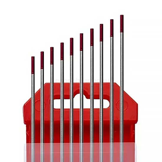 Электроды вольфрамовые WT-20-175 Ø 3,0 мм (красный) DC КЕДР