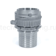 Соединение TankWagen, комплект (штуцер VK + штуцер под рукав), нерж. сталь, TLVKS100SS TITAN LOCK