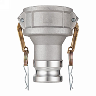 Камлок алюминиевый тип DА (переходник розетка 1 1/2" х ниппель 1"), TL1510DAAL TITAN LOCK