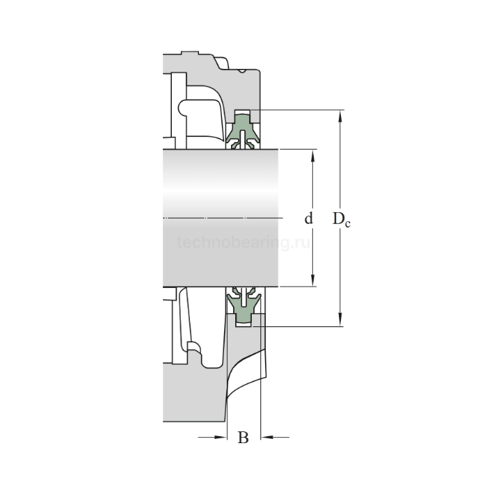 Уплотнение для корпуса подшипника TSN512L ISKRA