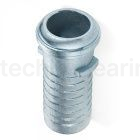 Штуцер под гайку для парового соединения "GEFEST", с хвостовиком, 3" NPT (оцинк. сталь), TLGFF3 (GB36) TITAN LOCK