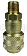 1/2in БРС серия D, розетка, резьба NPT (латунь) 4DM4-B DIXON