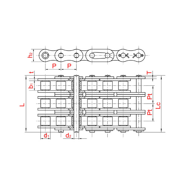 Соединительное звено для цепи 06B-3G ISKRA