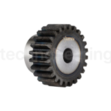 Зубчатая шестерня под расточку со ступицей и калеными зубьями, M=5, Z=20 PM32T20 ISKRA