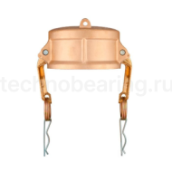 Камлок латунный тип DC, заглушка для ниппеля 3", TL300DCBR TITAN LOCK