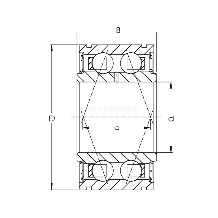 Подшипник G52062RSN INA