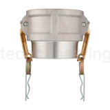 Камлок алюминиевый тип B серия "EcoLine" розетка, наруж. резьба BSP 5", TL500BAL-EL TITAN LOCK