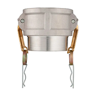 Камлок алюминиевый тип B серия "EcoLine" розетка, наруж. резьба BSP 4", TL400BAL-EL TITAN LOCK